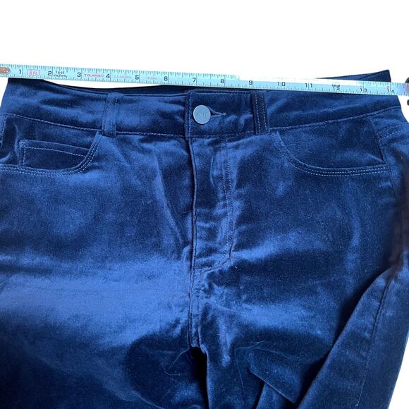 Paige Velvet Hoxton Ankle Deep Navy Blue size 25 - Picture 8 of 8